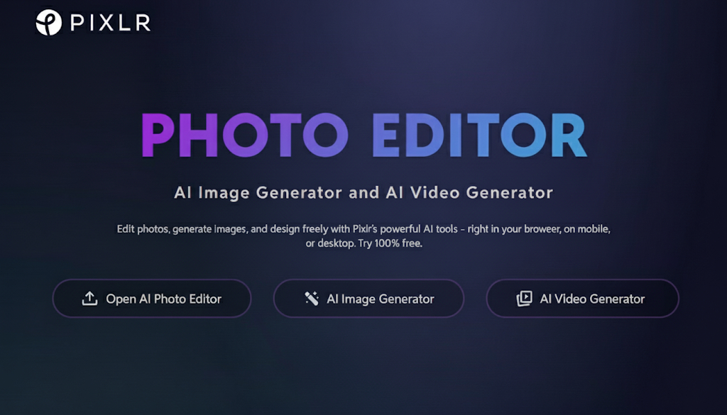 Pixlr Free Photo Editor