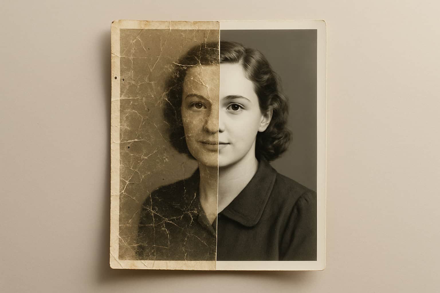 Repairing Damaged Photo